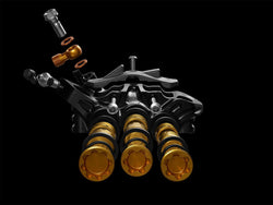 Hope EVO V6Ti Ltd Mono Edition Complete Disc Brake Boxset - Levers, 6-Piston Calipers, Vented Rotors, Hoses, Pads, MPN: T4EV6T2220BME Disc Brake & Lever EVO V6Ti Limited Mono Edition Complete Disc Brake Boxset