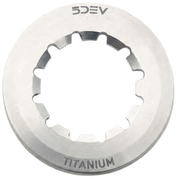 5DEV Center Lock Rotor Lockring - Internal Spline, Titanium MPN: T-CLN-INT-51 UPC: 850076919856 Disc Rotor Parts and Lockrings Titanium Lock Ring