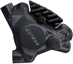 Shimano GRX BR-RX410 Hydraulic Disc Brake Caliper - Rear, Flat-Mount, W/Fixing Bolt for 25mm Mount, Black MPN: IBRRX410RDRF UPC: 192790313078 Disc Brake Calipers GRX BR-RX410 Disc Brake Caliper