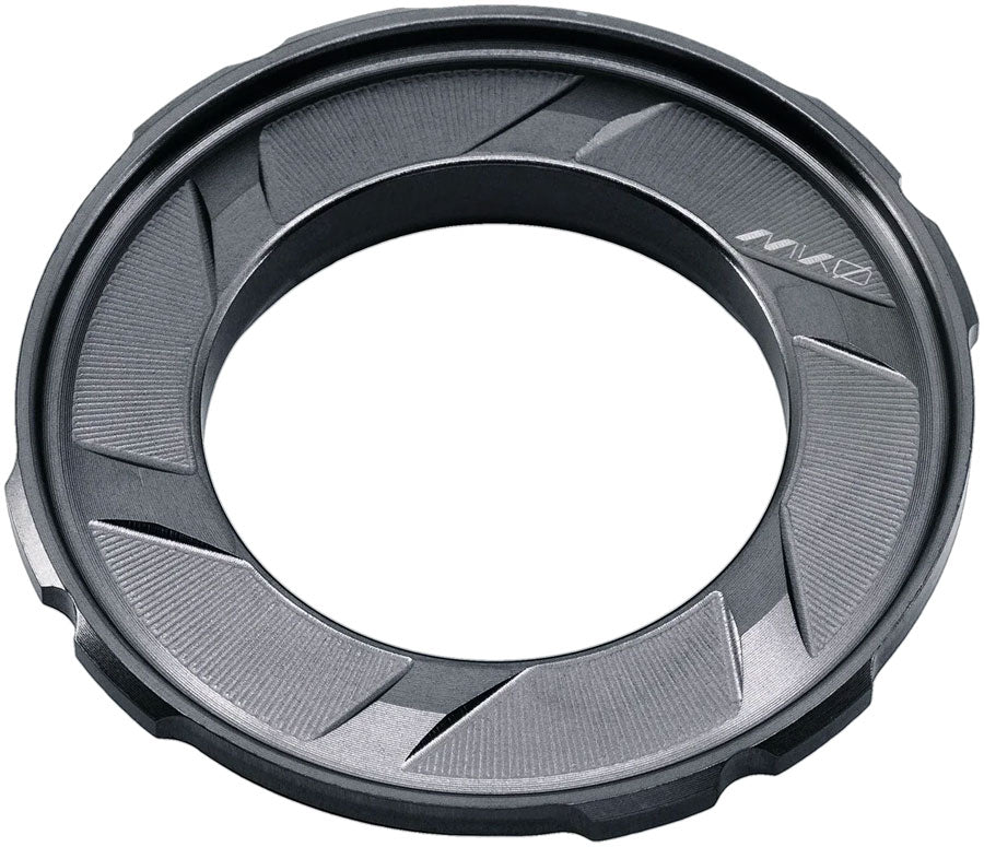 Wolf Tooth MK0 Centerlock Brake Rotor Lockring - External Spline, Shadow Gray MPN: RTR-LCK-MK0-SGR UPC: 810159403399 Disc Rotor Parts and Lockrings MK0 Centerlock Brake Rotor Lockring