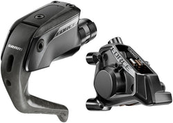 SRAM Force Aero Disc Brake and Lever - Front, Flat Mount, 20mm Offset, 1100mm Hose, Carbon Lever Blade, Black, E1 MPN: 00.5018.277.000 UPC: 710845926082 Disc Brake & Lever Force Aero TT/Tri Disc Brake and Lever