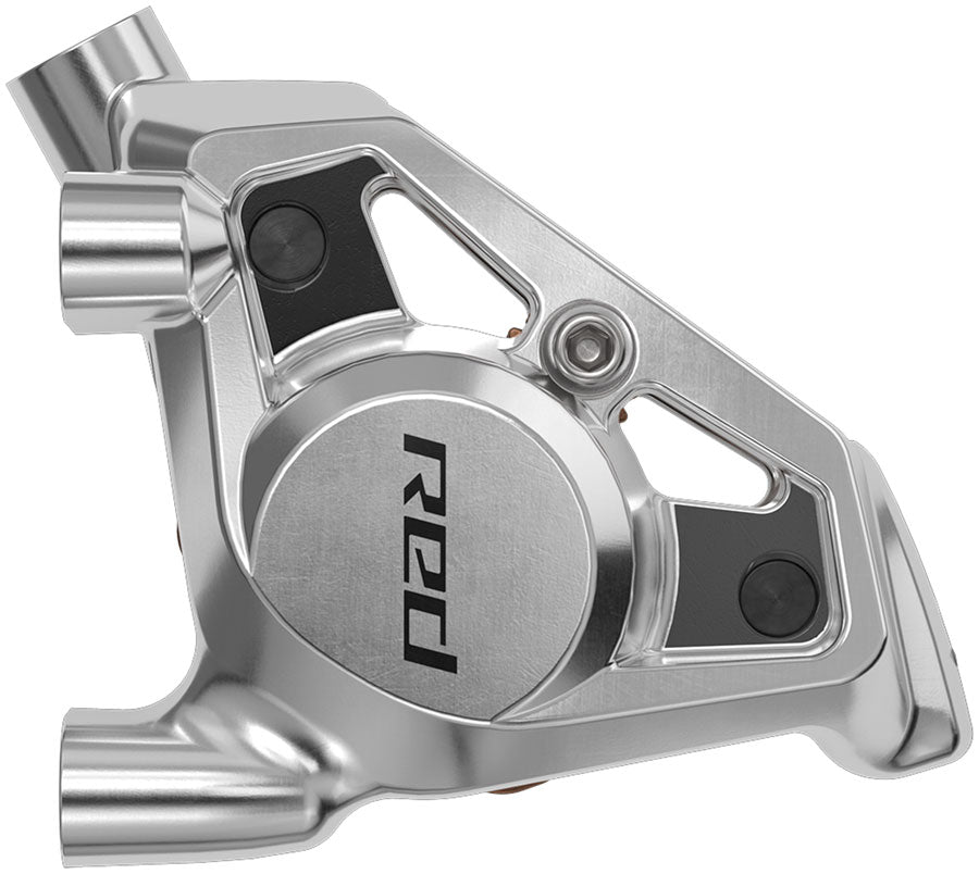 SRAM RED Aero Disc Brake and Lever - Front, Flat Mount, 20mm Offset, 1100mm Hose, Carbon Lever Blade, Black/Silver, E1 MPN: 00.5018.276.000 UPC: 710845926068 Disc Brake & Lever RED Aero TT/Tri Disc Brake and Lever