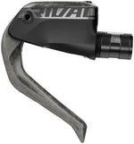 SRAM Rival Aero Disc Brake and Lever -  Front, Flat Mount, 20mm Offset, 1100mm Hose, Carbon Lever Blade, Black, E1 - Disc Brake & Lever - Rival Aero TT/Tri Disc Brake and Lever