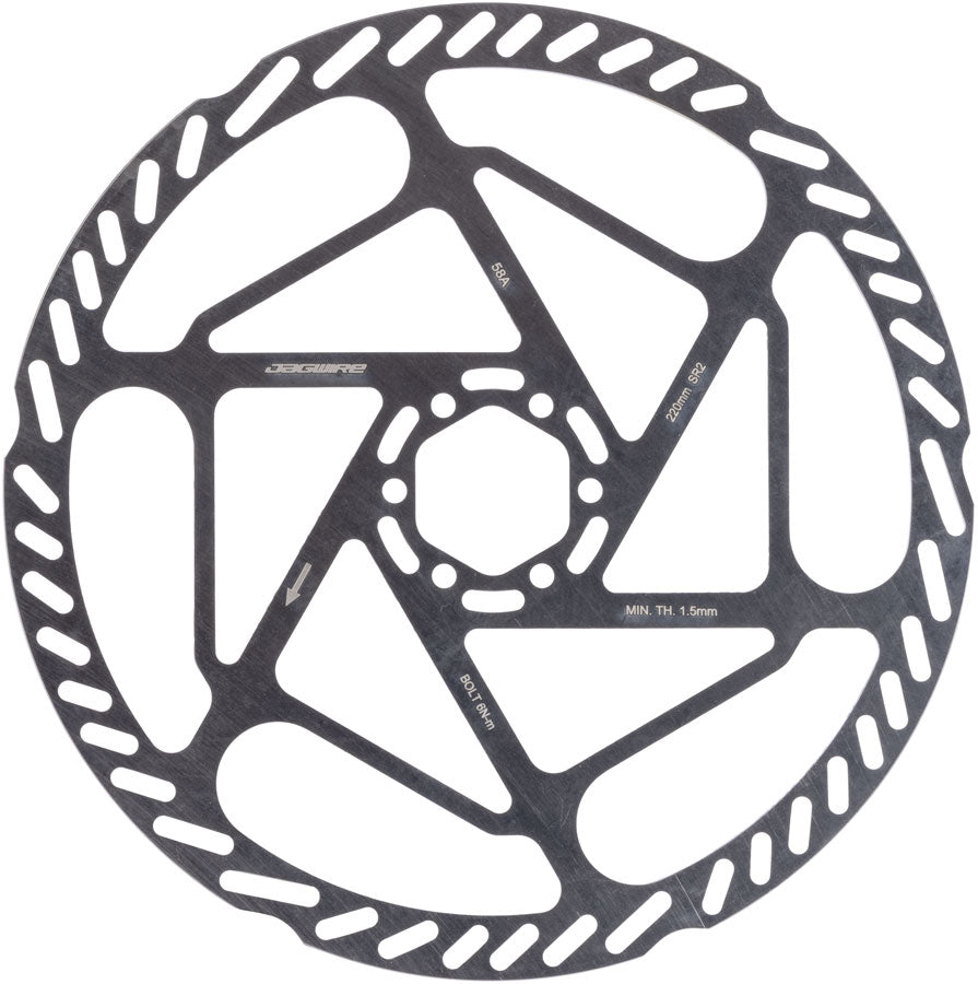 Jagwire Sport SR2 Disc Brake Rotor - 220mm, 6-Bolt, 2.0mm Thickness - Disc Rotor - Sport SR2 Disc Brake Rotor