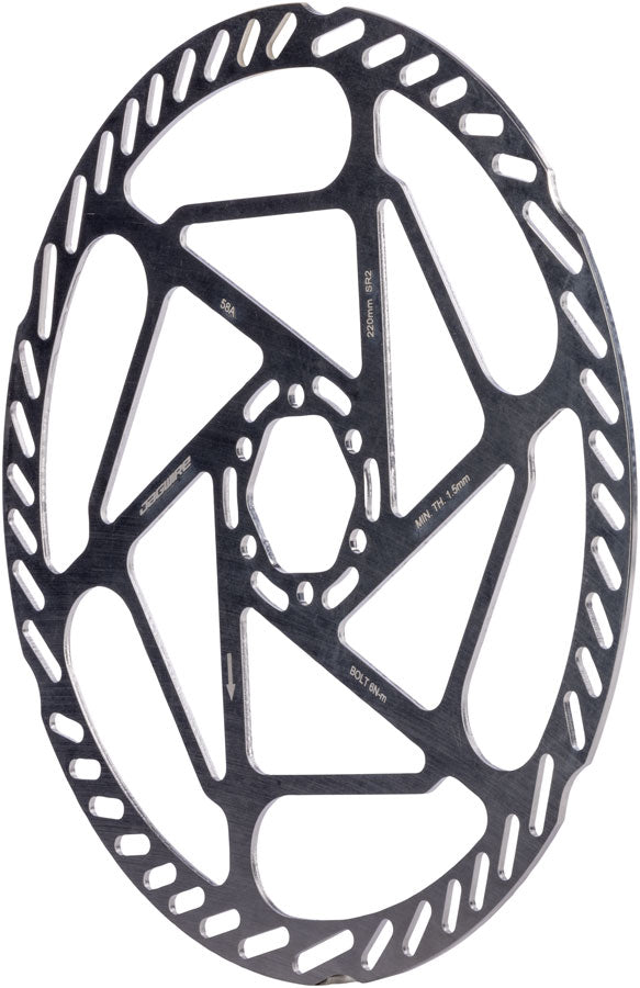 Jagwire Sport SR2 Disc Brake Rotor - 220mm, 6-Bolt, 2.0mm Thickness MPN: DCR203 Disc Rotor Sport SR2 Disc Brake Rotor