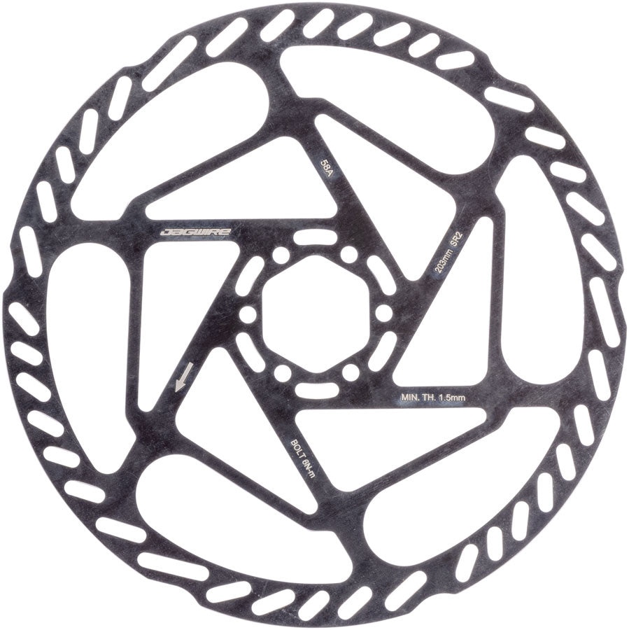 Jagwire Sport SR2 Disc Brake Rotor - 203mm, 6-Bolt, 1.8mm Thickness - Disc Rotor - Sport SR2 Disc Brake Rotor