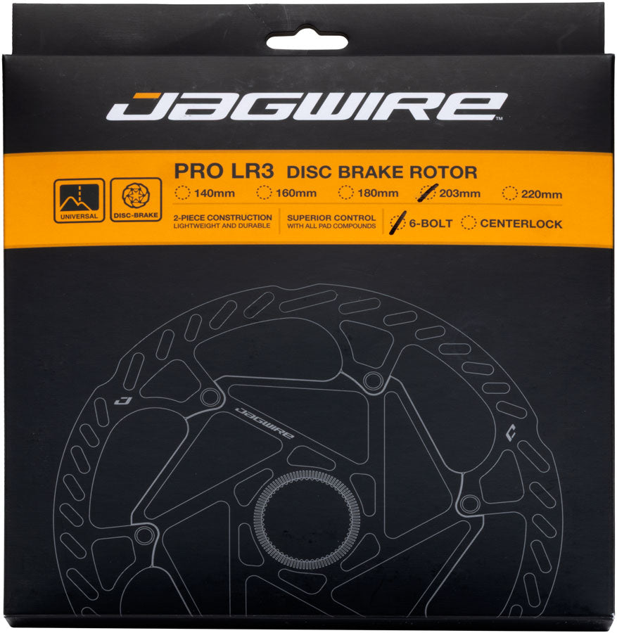 Jagwire Sport SR2 Disc Brake Rotor - 203mm, 6-Bolt, 1.8mm Thickness MPN: DCR202 Disc Rotor Sport SR2 Disc Brake Rotor