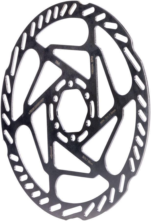 Jagwire Sport SR2 Disc Brake Rotor - 180mm, 6-Bolt, 1.8mm Thickness MPN: DCR201 Disc Rotor Sport SR2 Disc Brake Rotor