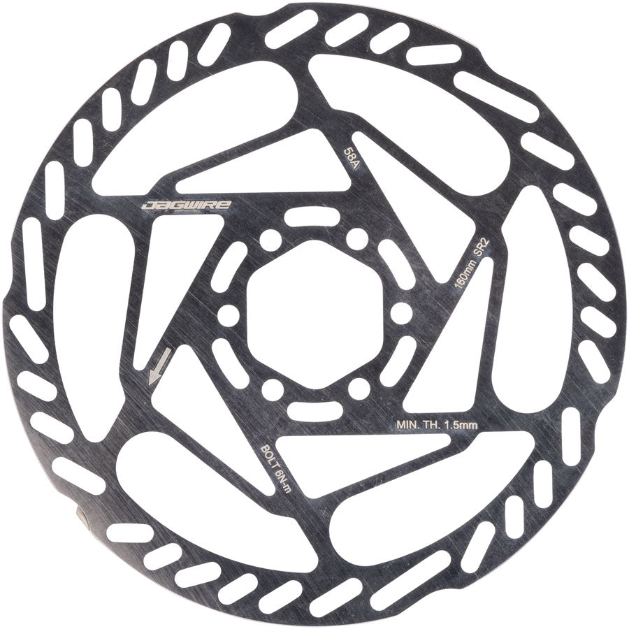 Jagwire Sport SR2 Disc Brake Rotor - 160mm, 6-Bolt, 1.8mm Thickness - Disc Rotor - Sport SR2 Disc Brake Rotor