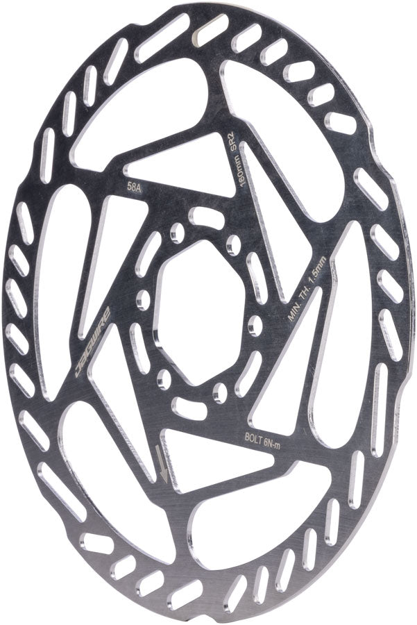 Jagwire Sport SR2 Disc Brake Rotor - 160mm, 6-Bolt, 1.8mm Thickness MPN: DCR200 Disc Rotor Sport SR2 Disc Brake Rotor