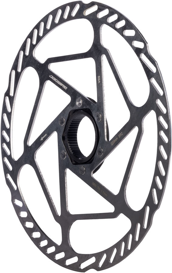 Jagwire Sport SR2 Disc Brake Rotor - 220mm, Center Lock, Includes Lockring, 2.0mm Thickness MPN: DCR213 Disc Rotor Sport SR2 Disc Brake Rotor