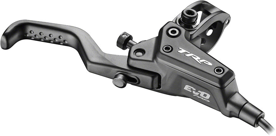 TRP EVO Pro HD-M9040 Disc Brake and Lever - Right/Front or Rear, 1900mm Hose, Post Mount, 4-Piston, Black - Disc Brake & Lever - EVO PRO Disc Brake and Lever