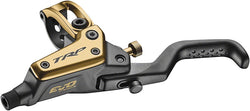TRP EVO Pro HD-M9040 Disc Brake and Lever - Left/Front or Rear, 1900mm Hose, Post Mount, 4-Piston, Gold - Disc Brake & Lever - EVO PRO Disc Brake and Lever