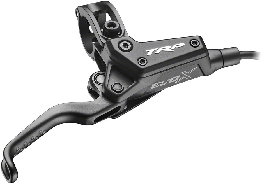 TRP EVO X HD-M9020 Disc Brake and Lever - Right/Front or Rear, 1900mm Hose, Post Mount, 2-Piston, Black - Disc Brake & Lever - EVO X Disc Brake and Lever