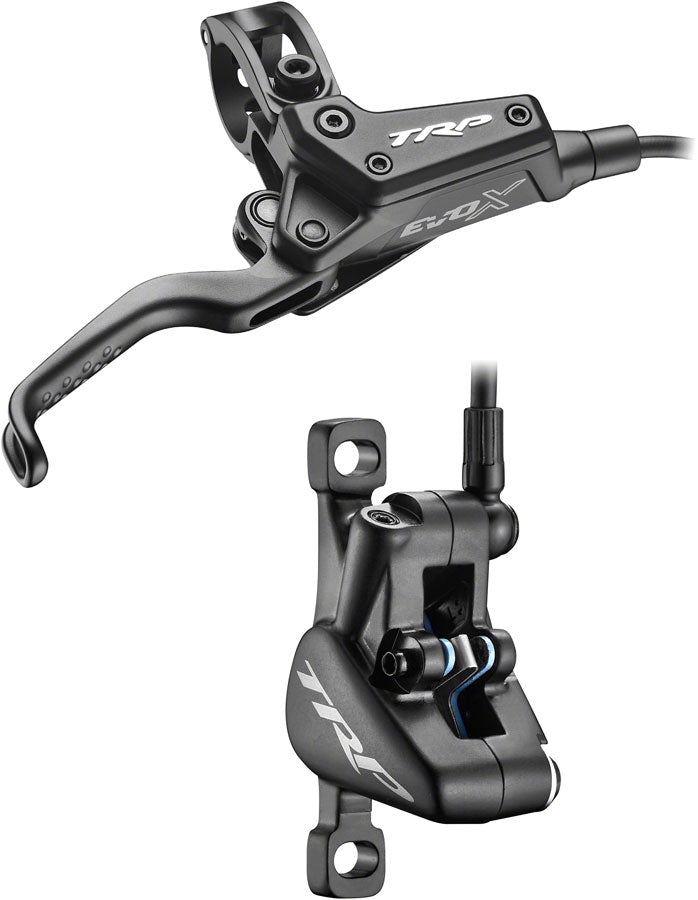 TRP DH-R Evo X Disc Brake and Lever - Hydraulic, 2-Pistion, Post Mount, Black