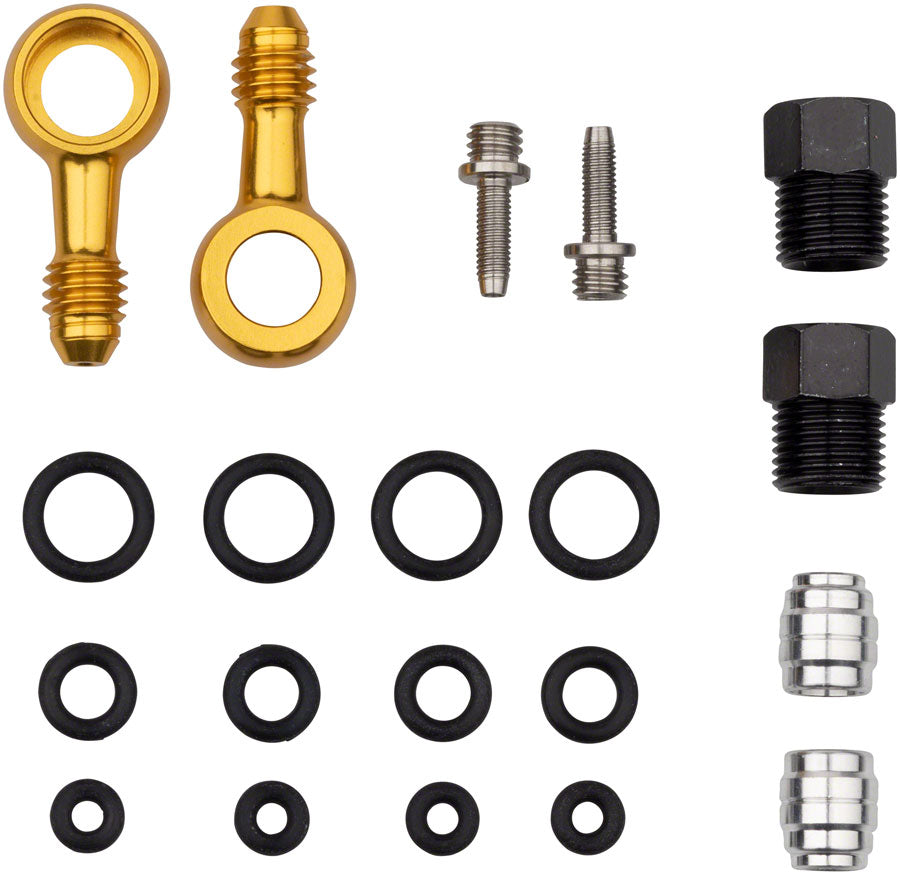 Jagwire Pro Quick-Fit Adapters for Hydraulic Hose - Fits SRAM RED