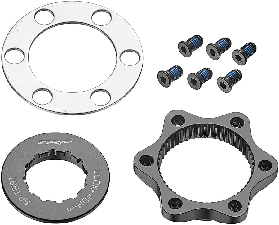 TRP CL81 Disc Brake Rotor 6-Bolt to Center Lock System - For 12mm Thru-Axle MPN: ABOT001007 Disc Rotor Adaptor 6-Bolt Rotor to CenterLock Mount Adapter