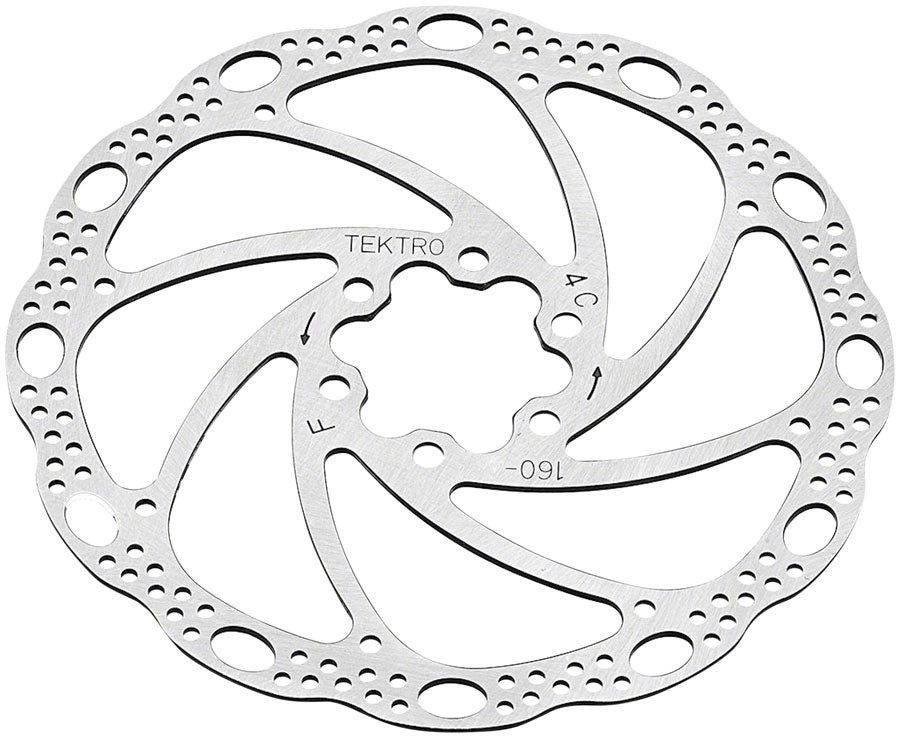Tektro TR160-22 Disc Rotor - 160mm, 6-Bolt, 1.8mm Thickness