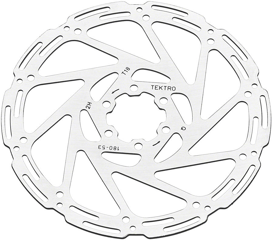 Tektro TR180-53 Disc Rotor - 180mm, 6-Bolt, 1.8mm Thickness, For 4-Piston Calipers MPN: ABRT000208 Disc Rotor Disc Brake Rotors