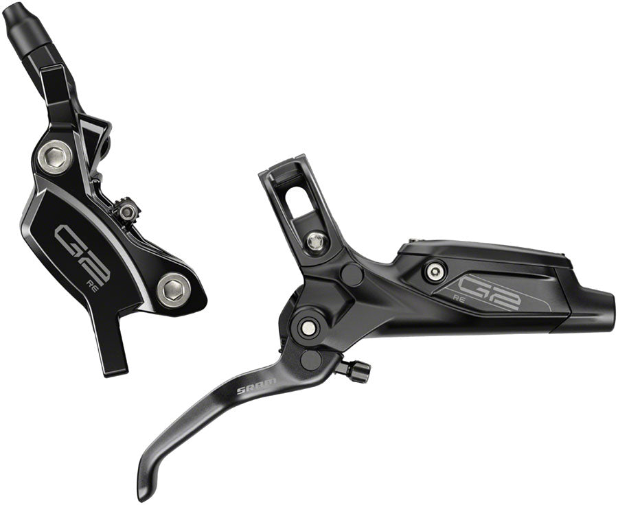 SRAM G2 RE Disc Brake and Lever - Rear, Hydraulic, Post Mount, Gloss Black, A2 MPN: 00.5018.209.001 UPC: 710845879661 Disc Brake & Lever G2 RE Disc Brake