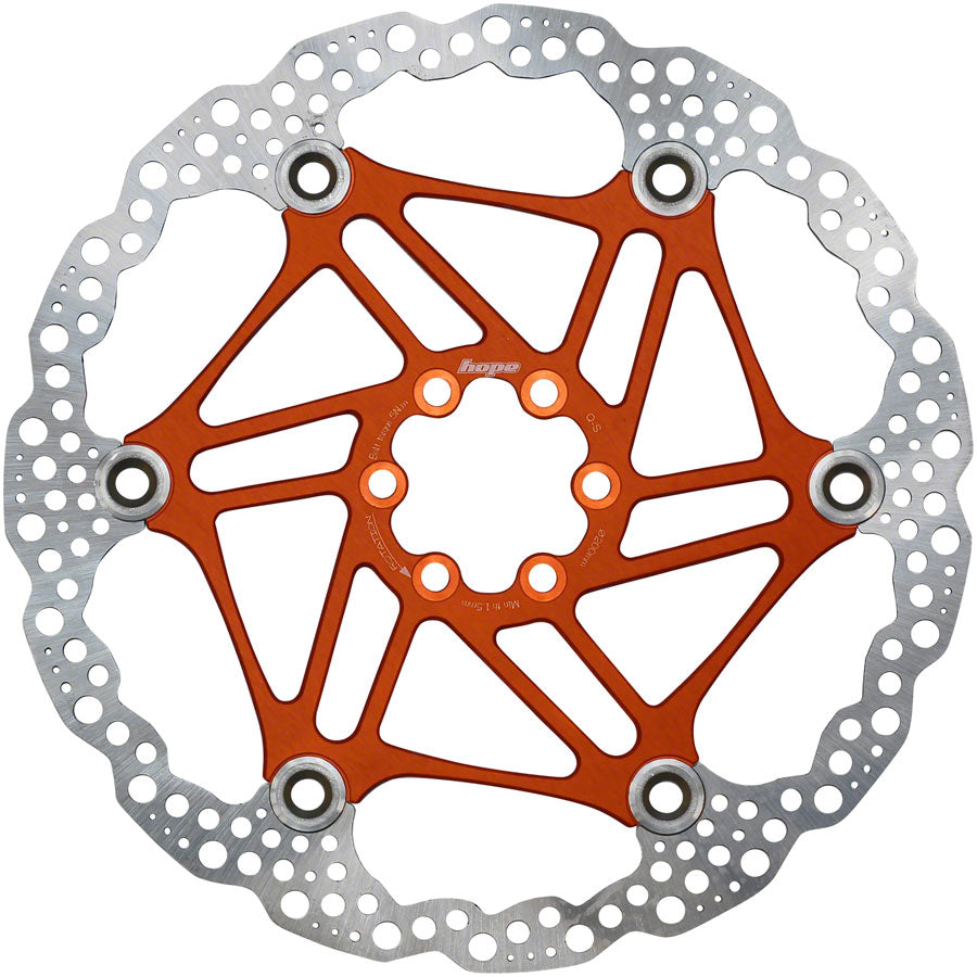 Hope Floating Disc Brake Rotor - 200mm, 6-Bolt, Orange MPN: HBSP3302006FC Disc Rotor Floating Disc Rotor