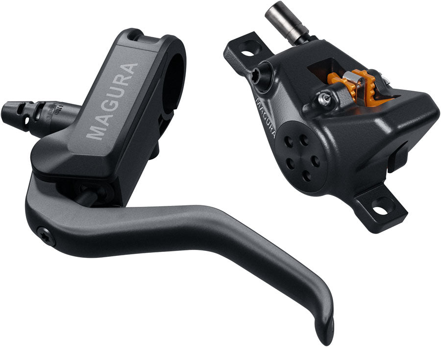 Magura MT A2 Disc Brake and Lever - Front/Left, Post Mount, 2-Piston Caliper, Black