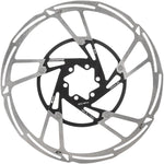 Jagwire Pro LR2 Disc Brake Rotor - 220mm, 6-Bolt, Silver/Black - Disc Rotor - Pro LR2 Disc Brake Rotor