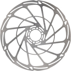 Jagwire Sport SR1 Disc Brake Rotor - 220mm, 6-Bolt, Silver - Disc Rotor - Sport SR1 Disc Rotors