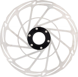 Jagwire Sport SR1 Disc Brake Rotor - 220mm, Center Lock, Silver - Disc Rotor - Sport SR1 Disc Rotors