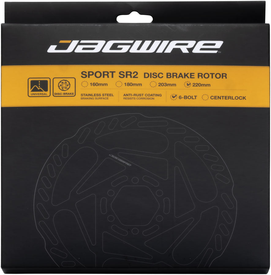 Jagwire Pro LR3 Disc Brake Rotor - 220mm, 6-Bolt, 2.0mm Thickness MPN: DCR208 Disc Rotor Pro LR3 Disc Brake Rotor