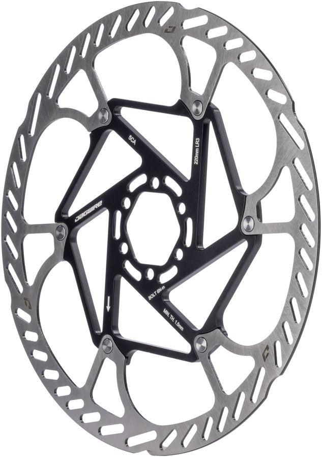 Jagwire Pro LR3 Disc Brake Rotor - 220mm, 6-Bolt, 2.0mm Thickness MPN: DCR208 Disc Rotor Pro LR3 Disc Brake Rotor