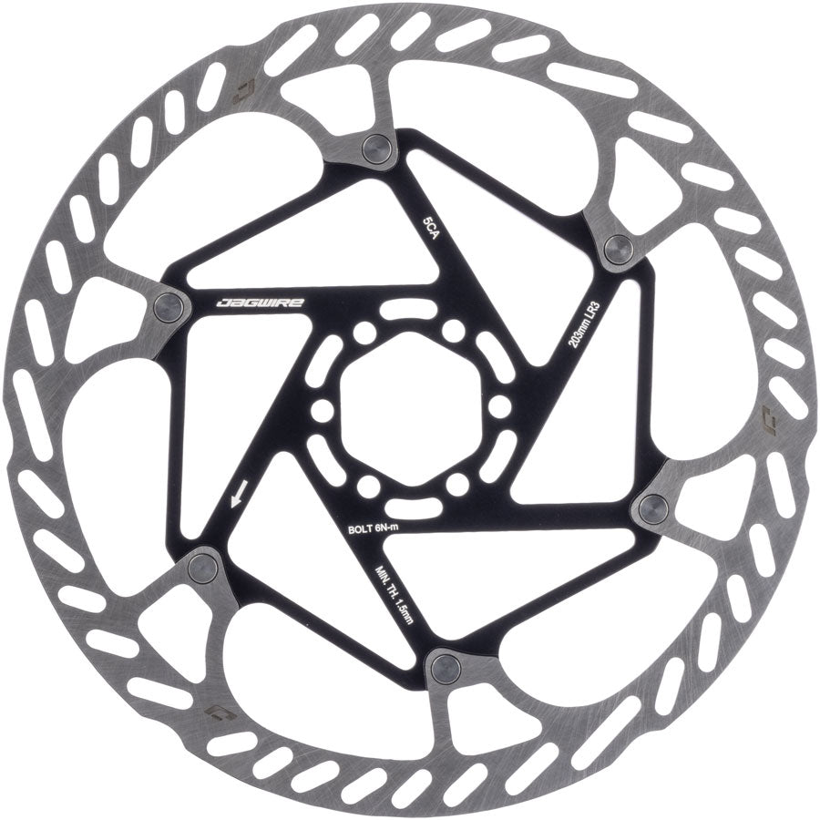 Jagwire Pro LR3 Disc Brake Rotor - 203mm, 6-Bolt, 1.8mm Thickness - Disc Rotor - Pro LR3 Disc Brake Rotor