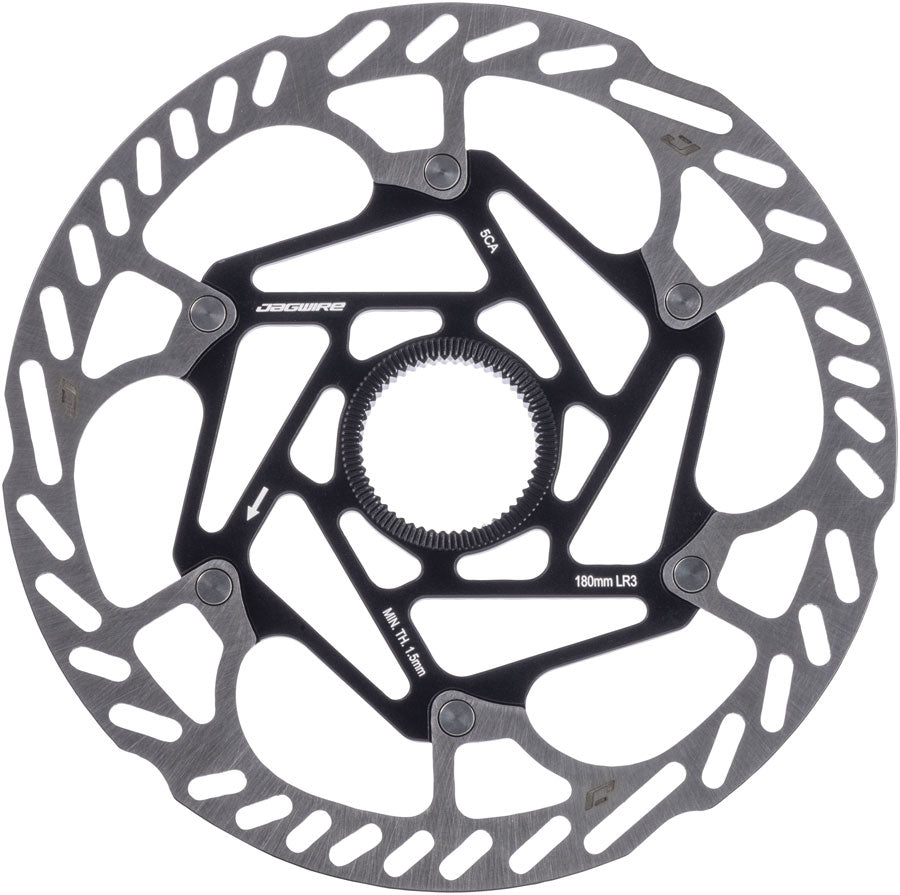 Jagwire Pro LR3 Disc Brake Rotor - 180mm, Center Lock, Includes Lockring, 1.8mm Thickness - Disc Rotor - Pro LR3 Disc Brake Rotor