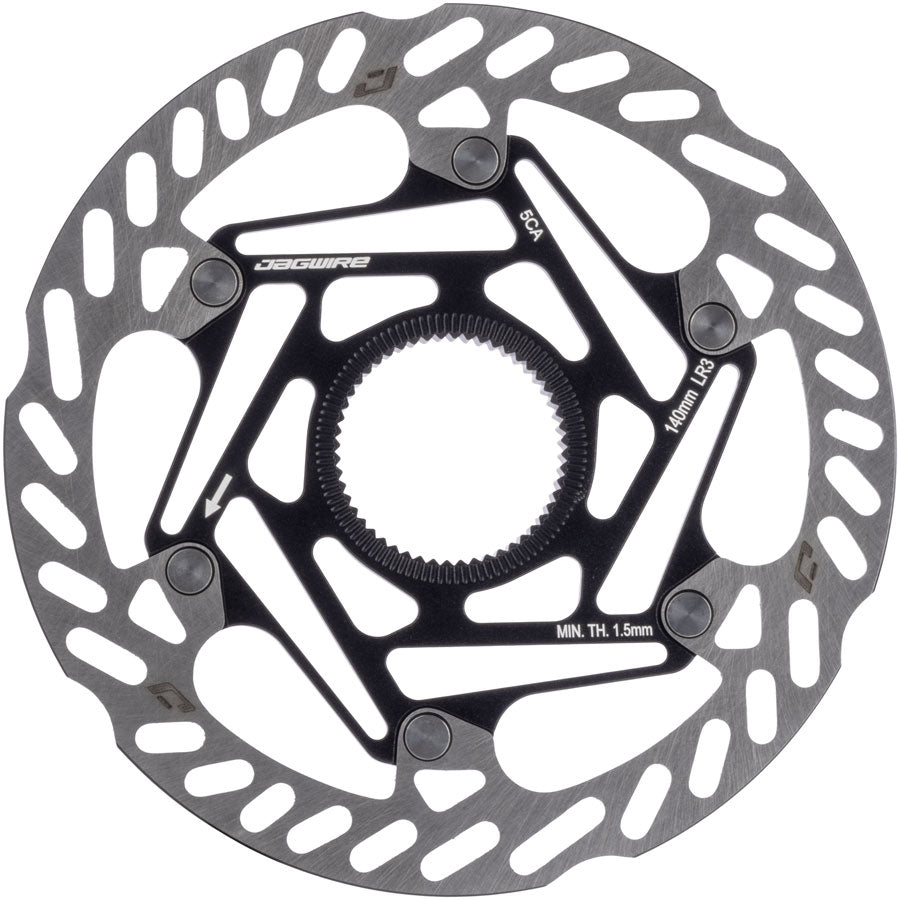 Jagwire Pro LR3 Disc Brake Rotor - 140mm, Center Lock, Includes Lockring, 1.8mm Thickness - Disc Rotor - Pro LR3 Disc Brake Rotor