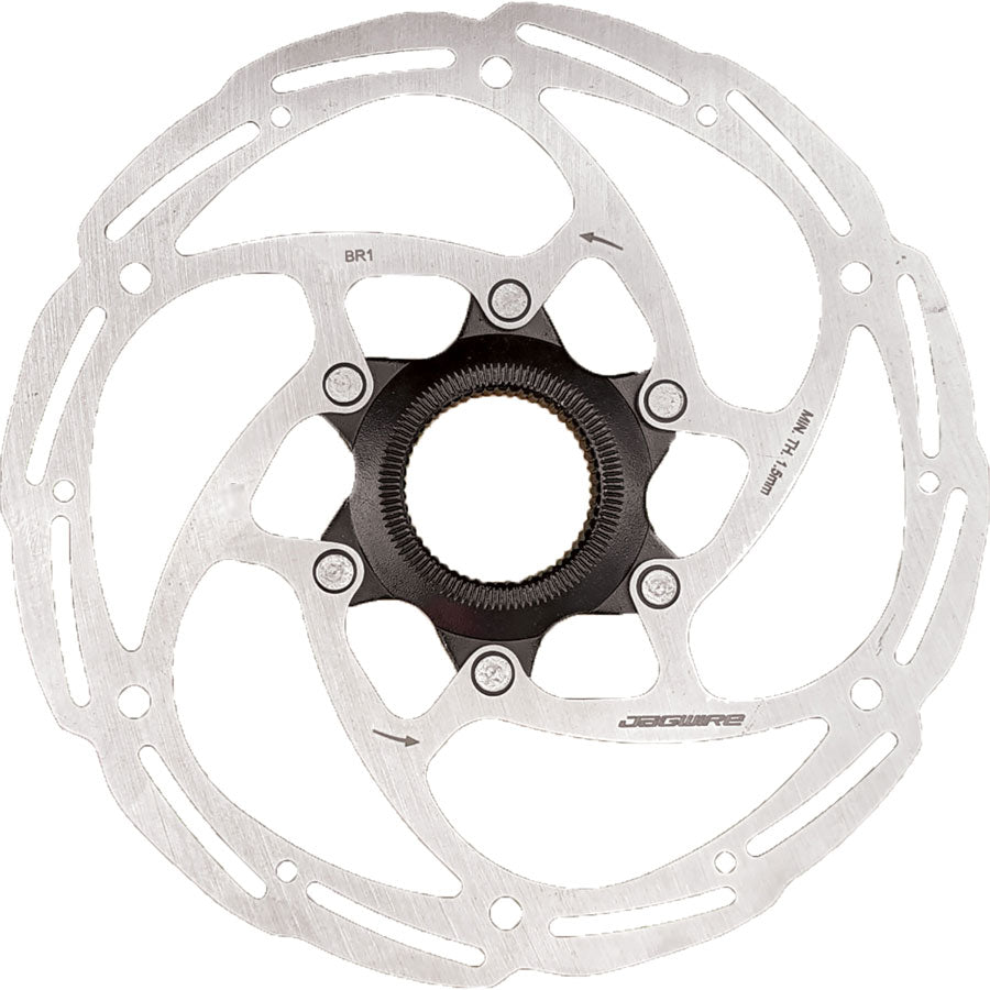 Jagwire Basics BR1 Disc Brake Rotor - 203mm, Center Lock, Includes Lockring, 1.8mm Thickness MPN: DCR112 Disc Rotor Basics BR1 Disc Brake Rotor