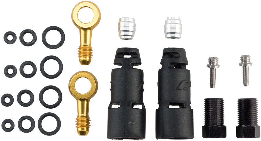 Jagwire Pro Quick-Fit Adapters for Hydraulic Hose - Fits SRAM Code R/RSC and Level TLM/Ultimate