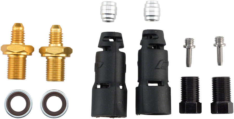 Jagwire pro 油圧ディスクブレーキホース＆クイックフィットアダプター Jagwire Pro Disc Brake Hydraulic Hose Quick-Fit Adapters for