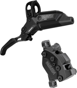 SRAM Maven Silver Disc Brake and Lever - Front or Rear, Post Mount, 4-Piston, Aluminum Lever, SS Hardware, Black, B1 MPN: 00.5018.258.001 UPC: 710845925955 Disc Brake & Lever Maven Silver 4-Piston Disc Brake and Lever B1