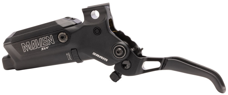 SRAM Maven Silver Disc Brake Lever Assembly - Aluminum Lever Blade, Gloss Black Ano, B1 MPN: 11.5018.052.037 UPC: 710845925894 Hydraulic Brake Lever Part Flat Bar Complete Hydraulic Brake Levers