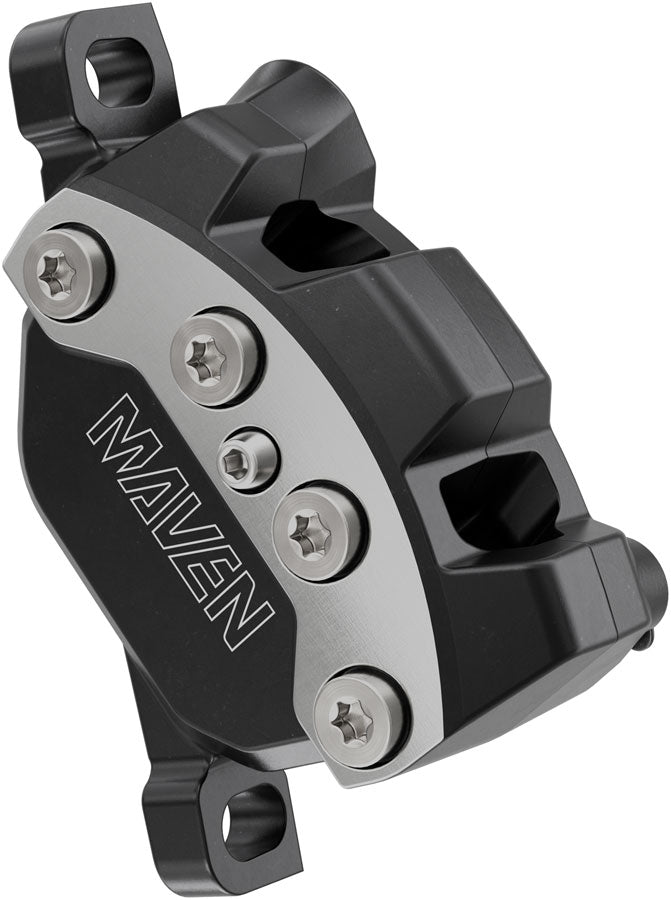 SRAM Maven Ultimate Disc Brake Caliper Assembly - Front/Rear, Post Mount, 4-Piston, Black/Silver, B1 MPN: 11.5018.056.036 UPC: 710845927669 Disc Brake Calipers Maven Series Disc Brake Calipers