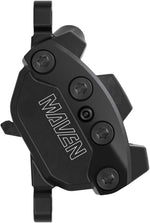SRAM Maven Silver Disc Brake Caliper Assembly - Front/Rear, Post Mount, 4-Piston, Black, B1 - Disc Brake Calipers - Maven Series Disc Brake Calipers
