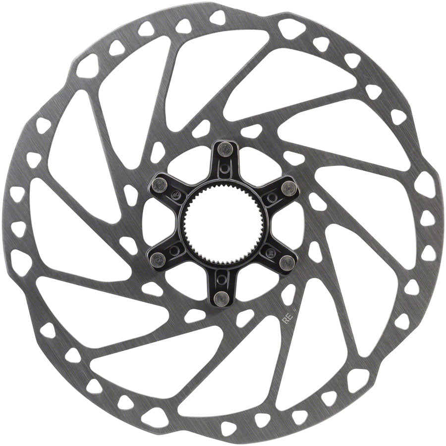 Shimano SM-RT64-L Disc Brake Rotor with External Lockring - 203mm, Center Lock, Silver - Disc Rotor - SM-RT64 Disc Brake Rotor