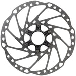 Shimano SM-RT64-L Disc Brake Rotor with External Lockring - 203mm, Center Lock, Silver - Disc Rotor - SM-RT64 Disc Brake Rotor