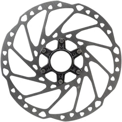 Shimano SM-RT64-L Disc Brake Rotor with External Lockring - 203mm, Center Lock, Silver - Disc Rotor - SM-RT64 Disc Brake Rotor