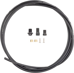 Jagwire Sport Mineral Oil Hydraulic Hose Kit for Shimano Dura Ace, Ultegra, 105, GRX, 2000mm, Black MPN: HBKB304 Disc Brake Hose Kit Sport Mineral Hydraulic Hose