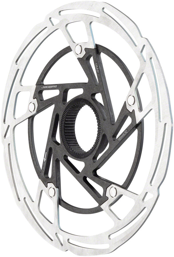 Jagwire Pro LR2 Disc Brake Rotor - 160mm, Center Lock, Silver/Black MPN: DCR071 Disc Rotor Pro LR2 Disc Brake Rotor