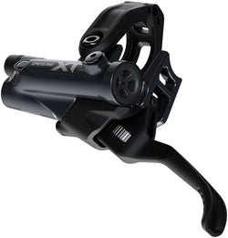 Shimano Deore XT BR-M8220 Disc Brake and BL-M8200 Lever - Left/Front, Post Mount, 4-Piston Caliper, SM-BH90-SBM Hose, - Disc Brake & Lever - Deore XT BR-M8220 Disc Brake and BL-M8200 Lever