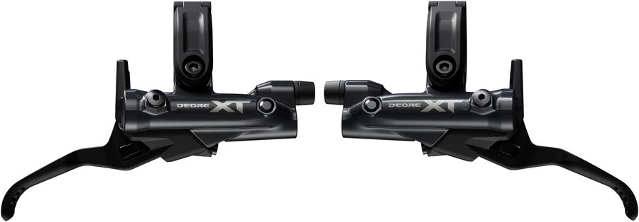 Shimano Deore XT M8200/8220 Disc Brake Upgrade Kit - Right and Left BL-M8200 Levers, Post Mount, Front and Rear BR-M8220 - Disc Brake & Lever - Deore XT BL-M8200/BR-M8220 Disc Brake Upgrade Kit