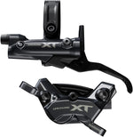 Shimano Deore XT BR-M8220 Disc Brake and BL-M8200 Lever - Left/Front, Post Mount, 4-Piston Caliper, SM-BH90-SBM Hose, MPN: IM82201JLFXNA100 UPC: 192790749020 Disc Brake & Lever Deore XT BR-M8220 Disc Brake and BL-M8200 Lever
