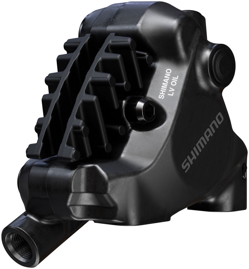 Shimano BR-MT805 XC Disc Brake Caliper - Rear, Flat Mount, 2-Piston, Includes K04S Metal Pads - Disc Brake Calipers - MT805 XC Disc Brake Caliper